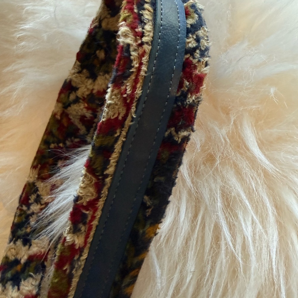 Groovy Bohemian style 1970s Carpet Fringed Tote Bag - Picture 11 of 16
